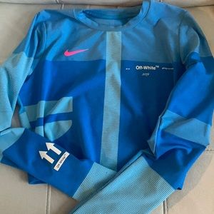 Off white X Nike matching set “easy run” photo blue